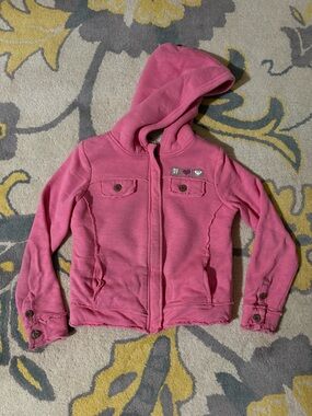 Roxy Pink Hooded Jacket